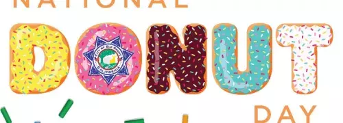 National Donut Day with EGPD logo